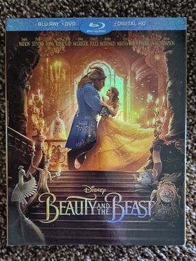 Disney Beauty and the Beast Cover –Blu RAY, AND OTHER DISC.